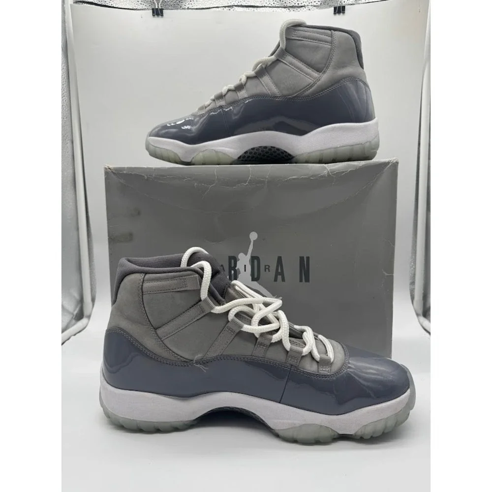 Air Jordan 11 Retro Cool Grey 2021 Mens Size‎ 13 CT8012-005 Medium Grey Sneakers